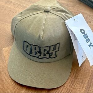 Obey OG Olive Snapback Hat